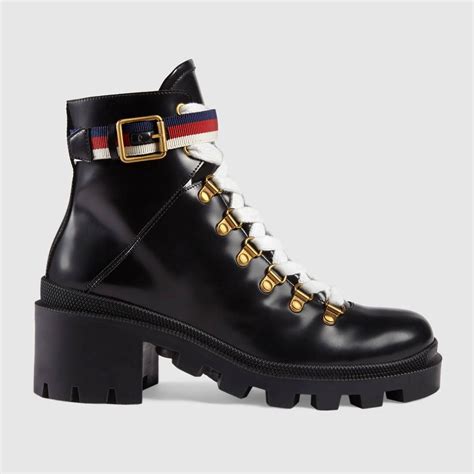 gucci leather ankle boot with sylvie web dupe|Gucci boots look alikes.